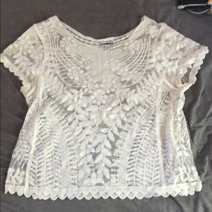 Lace express top size XS